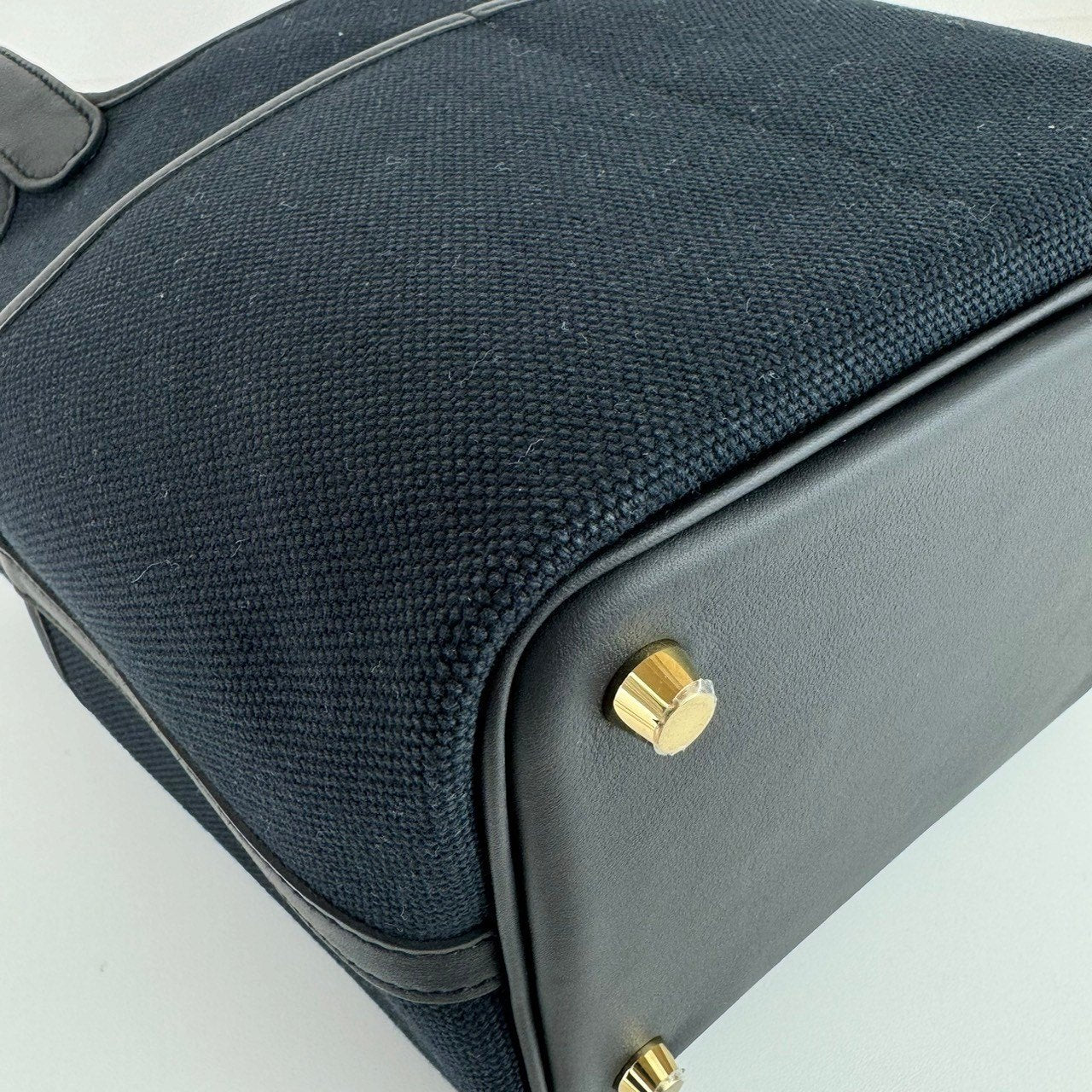 Picotin Lock PM cargo ピコタンカーゴPM Black ブラック GHW ゴールド金具 W刻印 Toile goeland/Swift トワルゴエラン/スイフト