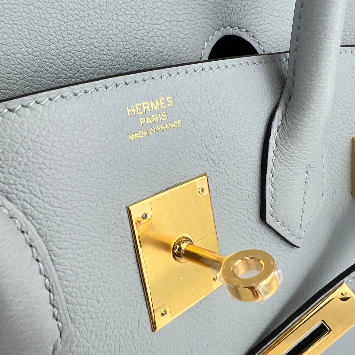 Shoulder Birkin29 ショルダーバーキン29 Blue glacier ブルーグラシエ Evercolor エバーカラー GHW ゴールド金具 Stamp-K K刻印