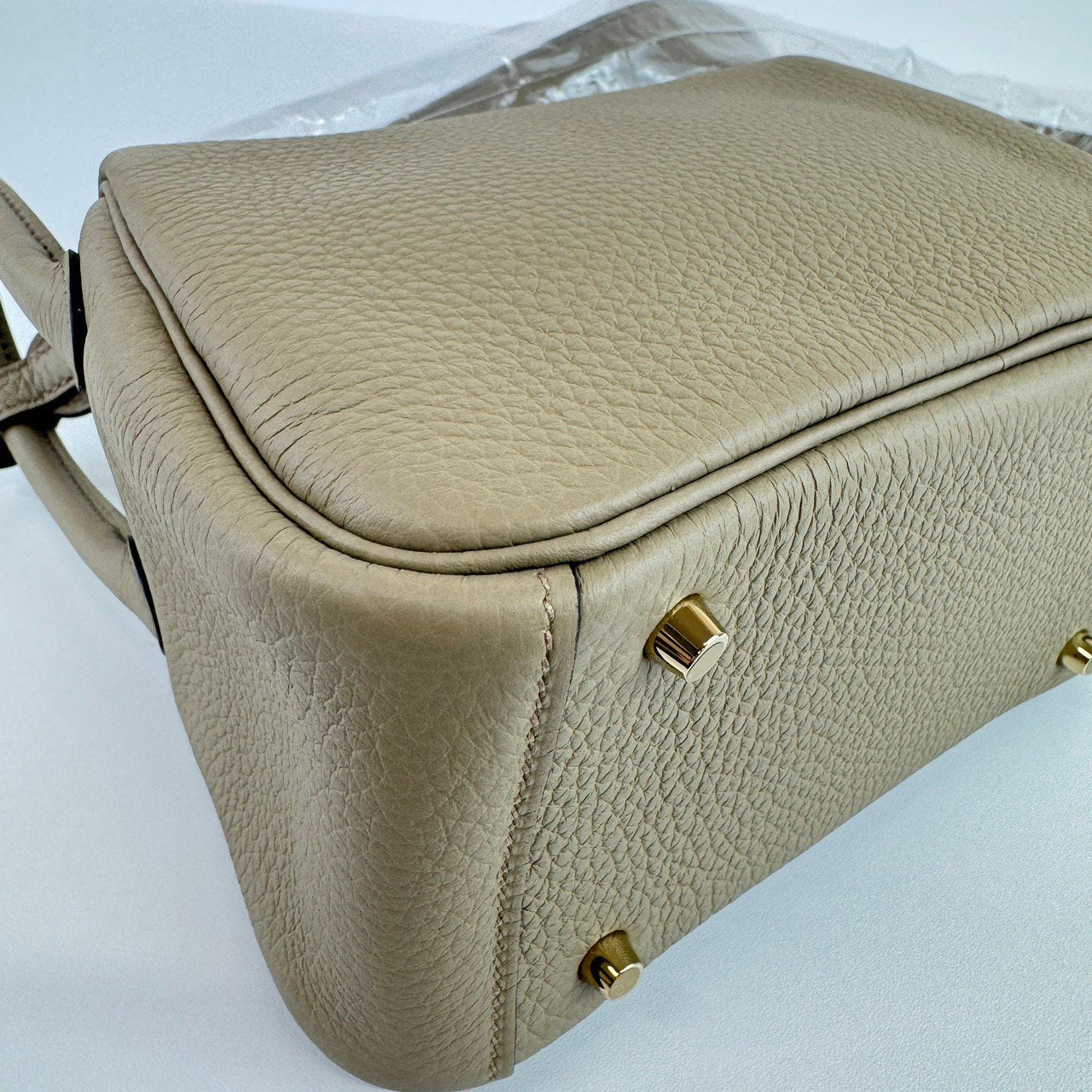 Lindy mini リンディミニ Beige Marfa ベージュマルファ GHW ゴールド金具 Clemence クレマンス W刻