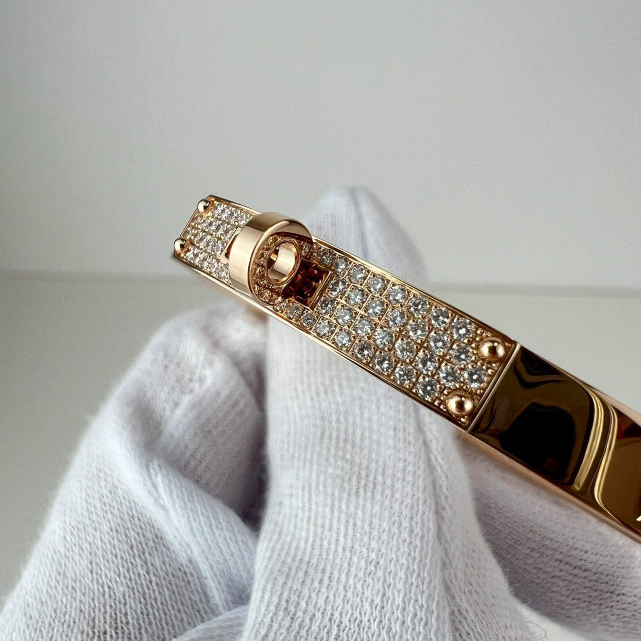 Kelly bangle bracelet PM ケリーブレスレットPM Rose Gold ローズゴールド Diamonds ダイヤモンド