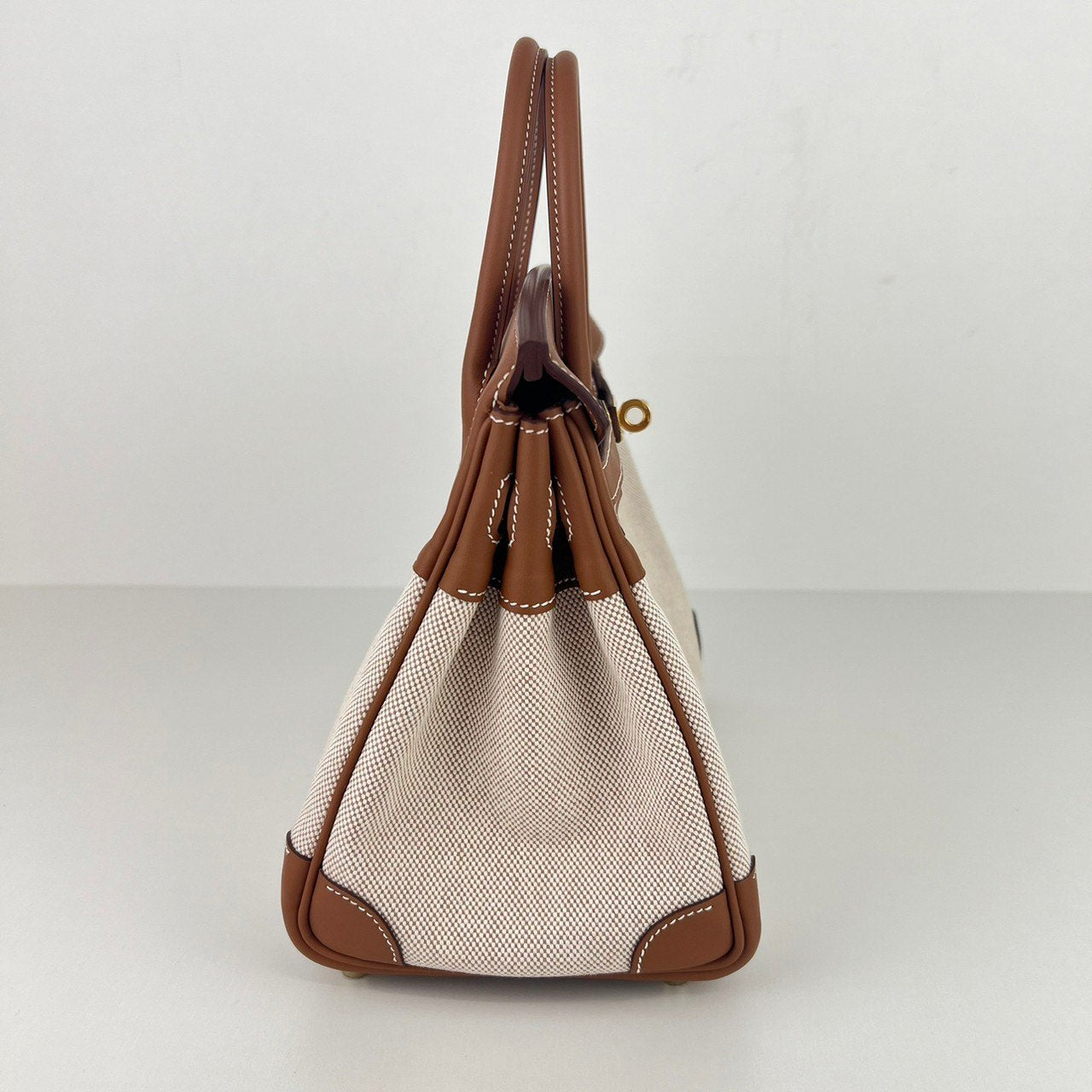 Birkin25 バーキン25 Gold ゴールド Toile H/Swift トワルアッシュ/スイフト GHW ゴールド金具 Stamp-W W刻印