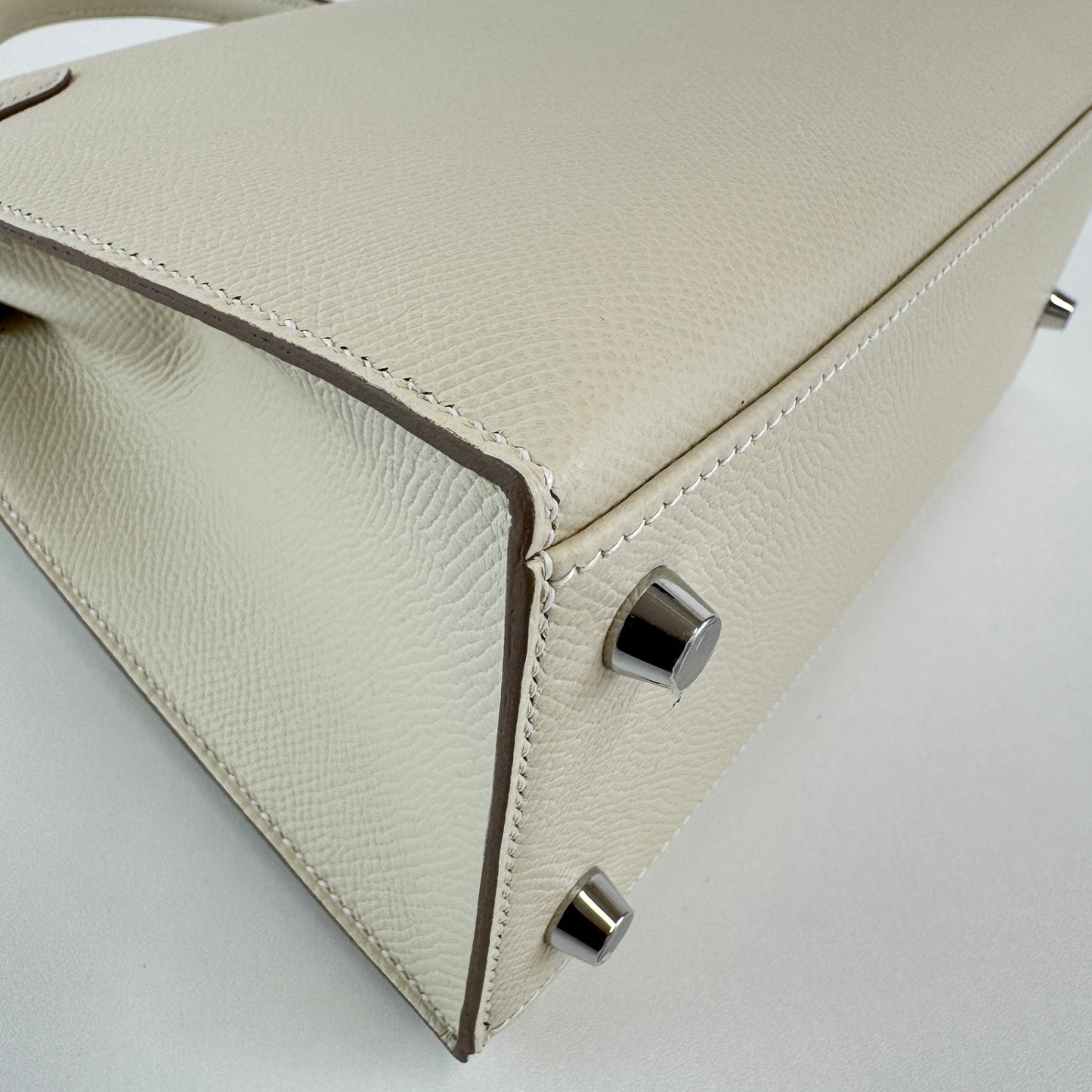 Kelly25 ケリー25 Craie クレ PHW シルバー金具 Epsom エプソン Stamp-W W刻印