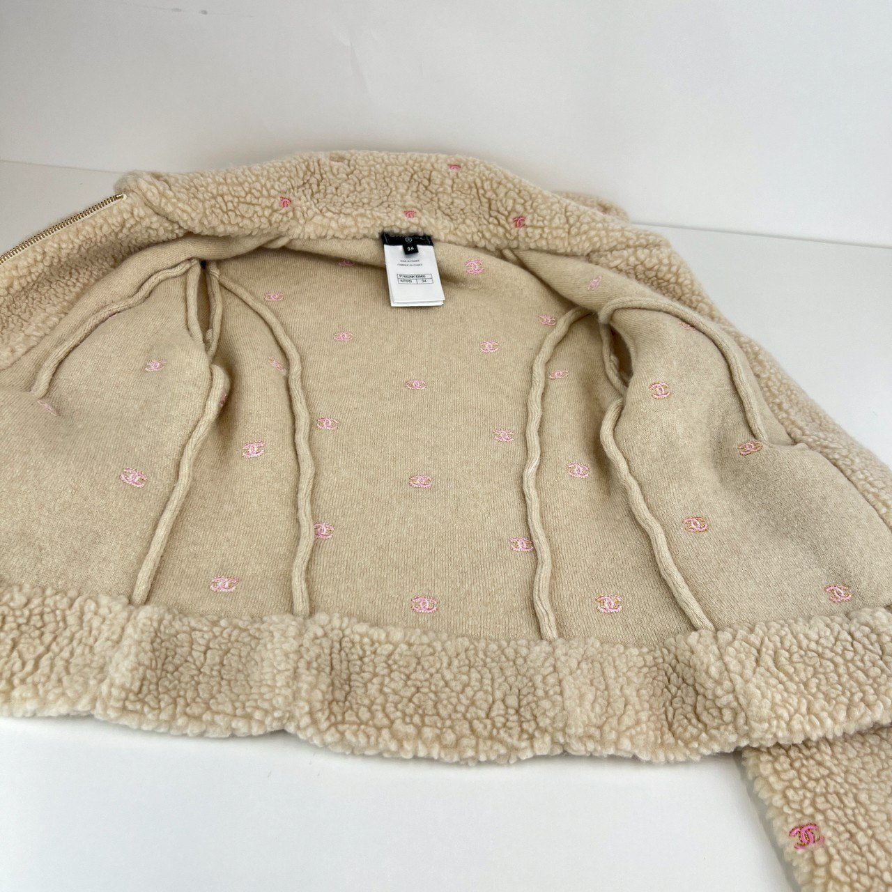 ボアジャケット P76525K10965 Beige ベージュ サイズ34