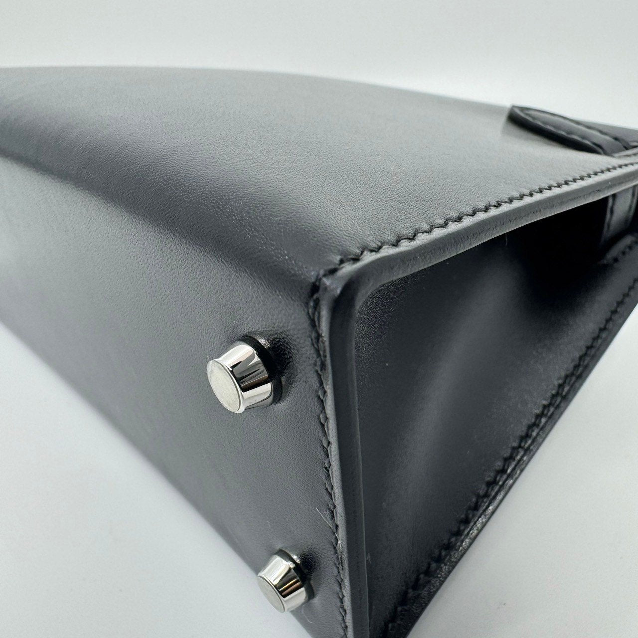 HERMES エルメス Mini kelly ミニケリー Black ブラック PHW シルバー金具 Box calf ボックスカーフ Stamp-Z Z刻印