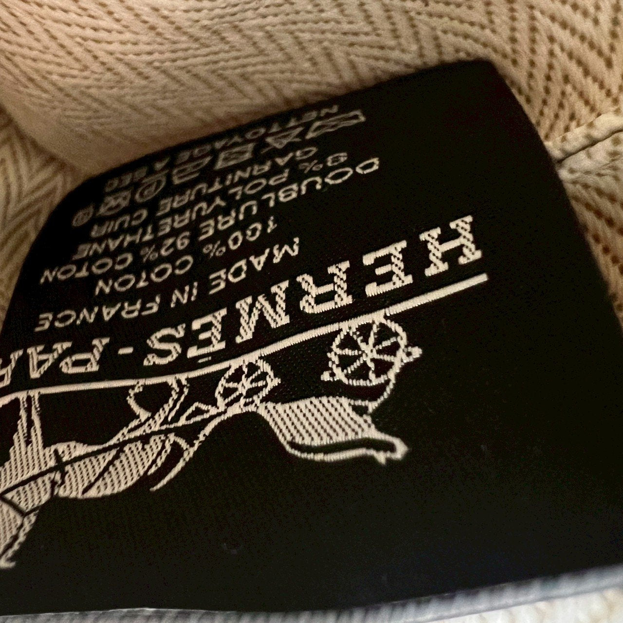 Hermès エルメス Trousse Bolide casaque mini ボリードポーチ カザック ミニ 綿100% Miel ミール