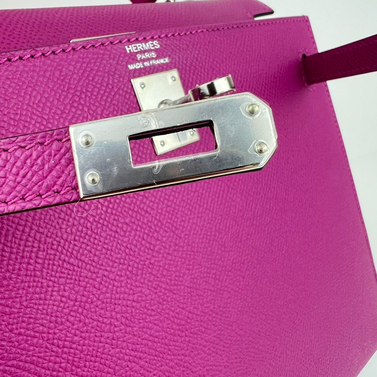 Kelly25 Sellier ケリー25 セリエ Rose pourpre ローズパープル Epsom エプソン PHW シルバー金具 C刻