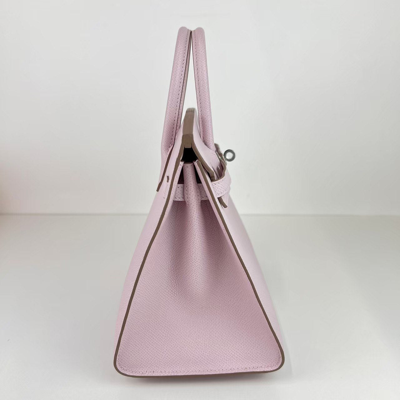 Birkin25 Sellier バーキン25 セリエ Mauve pale モーヴパール Epsom エプソン PHW シルバー金具 Stamp-B B刻印