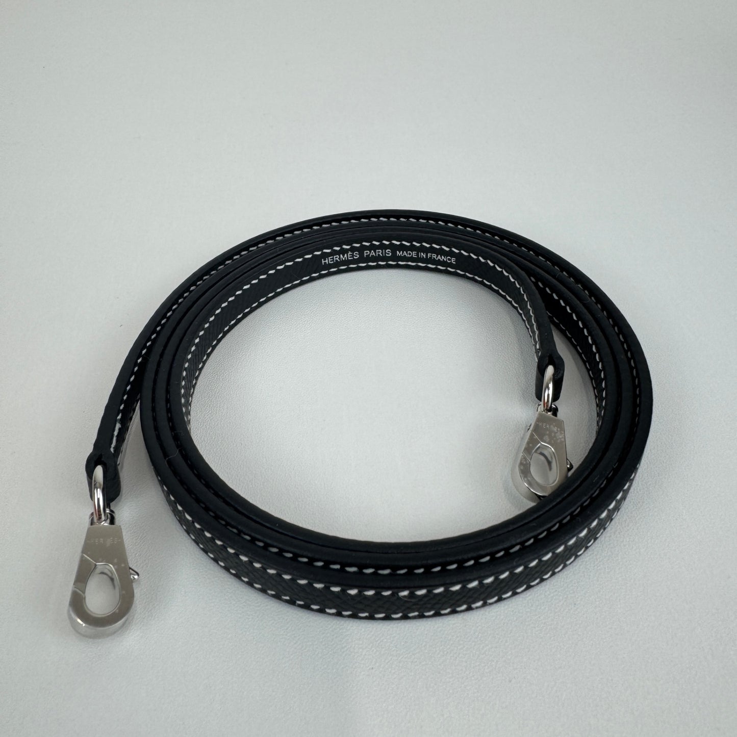 Mini kelly SO ミニケリー スペシャルオーダー Black ブラック/Gris perle グリパール Epsom エプソン PHW シルバー金具 Stamp-K K刻印