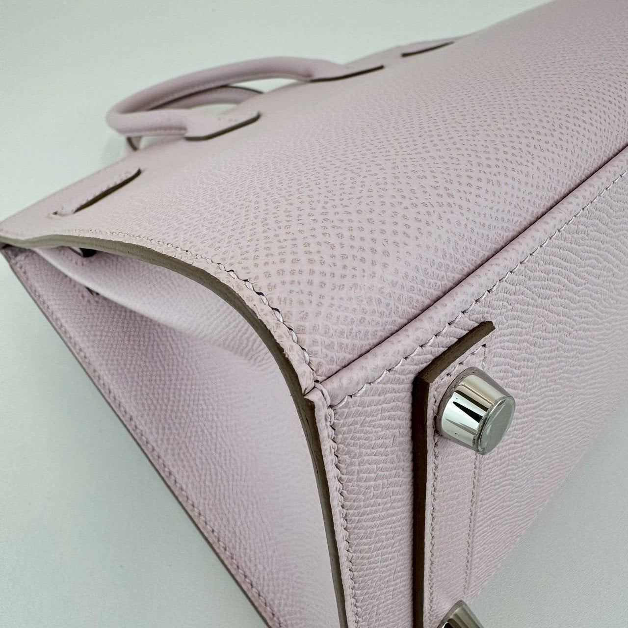 Birkin25 sellier バーキン25 セリエ Mauve pale モーヴペール PHW シルバー金具 Epsom エプソン Stamp-W W刻印
