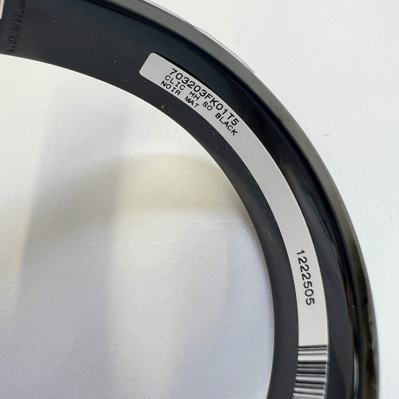 Clic HH so black T5 クリックHHソーブラックブレスレット メタリック仕上げ so black ソーブラック