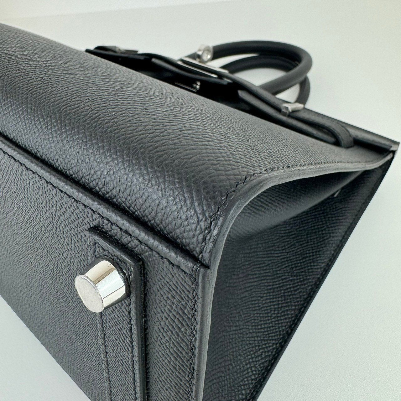 Birkin25 バーキン25 Black ブラック PHW シルバー金具 Epsom エプソン Stamp-W W刻印