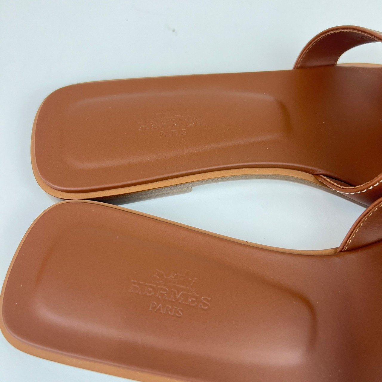 Oran オラン Gold ゴールド Calf カーフ 38.5(25cm) レディース フラット サンダル