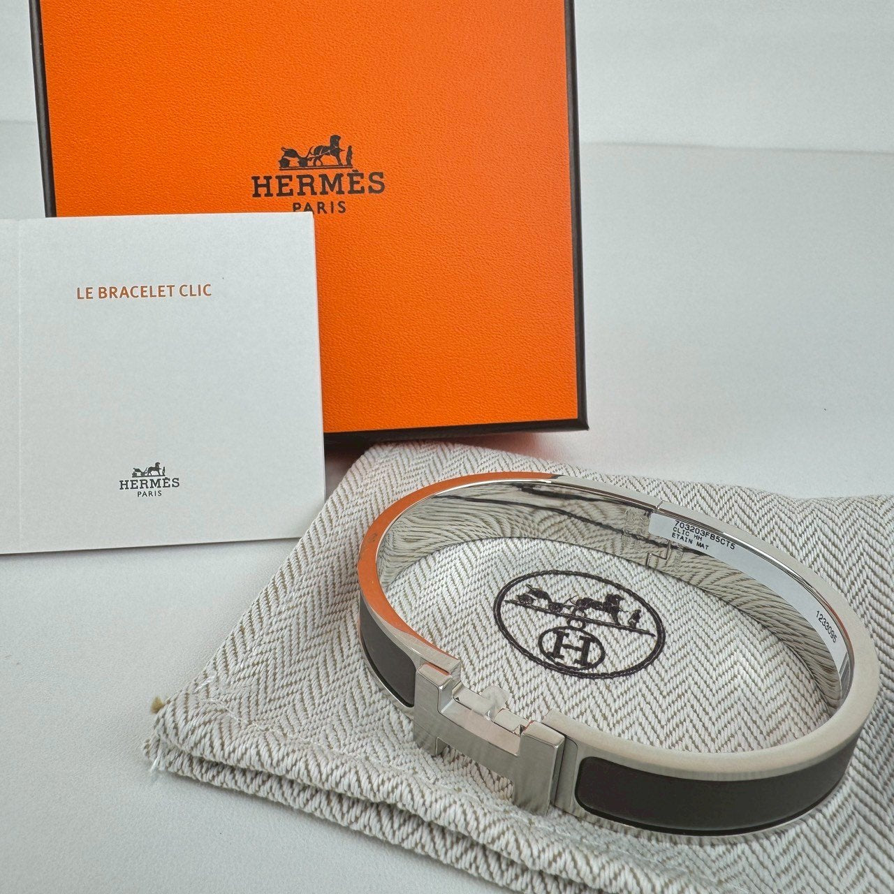 Clic HH T5 クリックHHブレスレット Etain エタン palladium plated シルバー