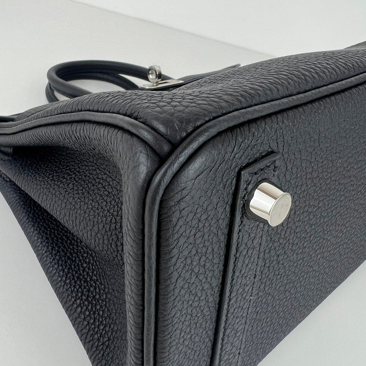 Birkin25 バーキン25 Black ブラック PHW シルバー金具 W刻印 Togo トゴ