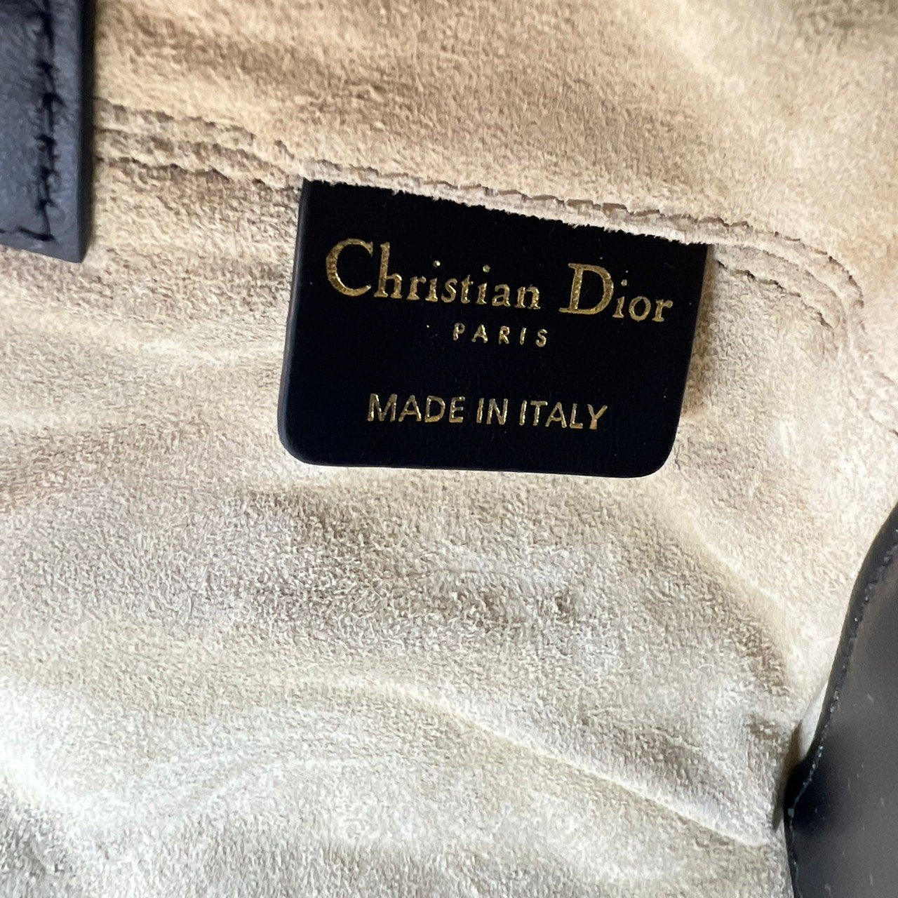 新品未使用 Christian dior ディオール Dior Toujours バッグ スモール Beige/Black ベージュ/ブラック GHW ゴールド金具 Calf レディースバッグ ハンドバッグ
