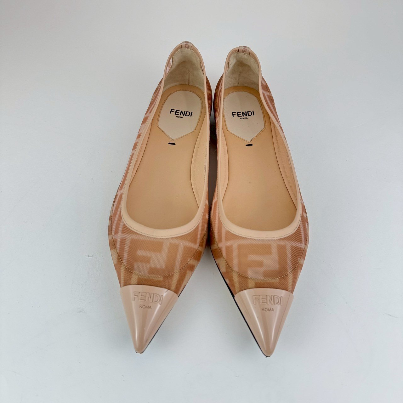 Colibri Pointed Toe Ballerina Flat コリブリ ポインテッドトゥ バレエフラット Pink ピンク ポリアミド カーフレザー ラムレザー サイズ37 24cm