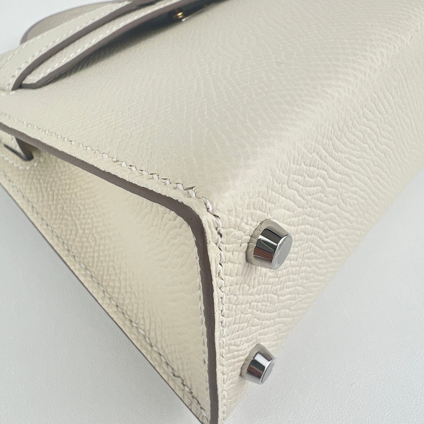 Mini kelly ミニケリー Craie クレ EHW エレクトラム金具 Epsom エプソン Stamp-K K刻印
