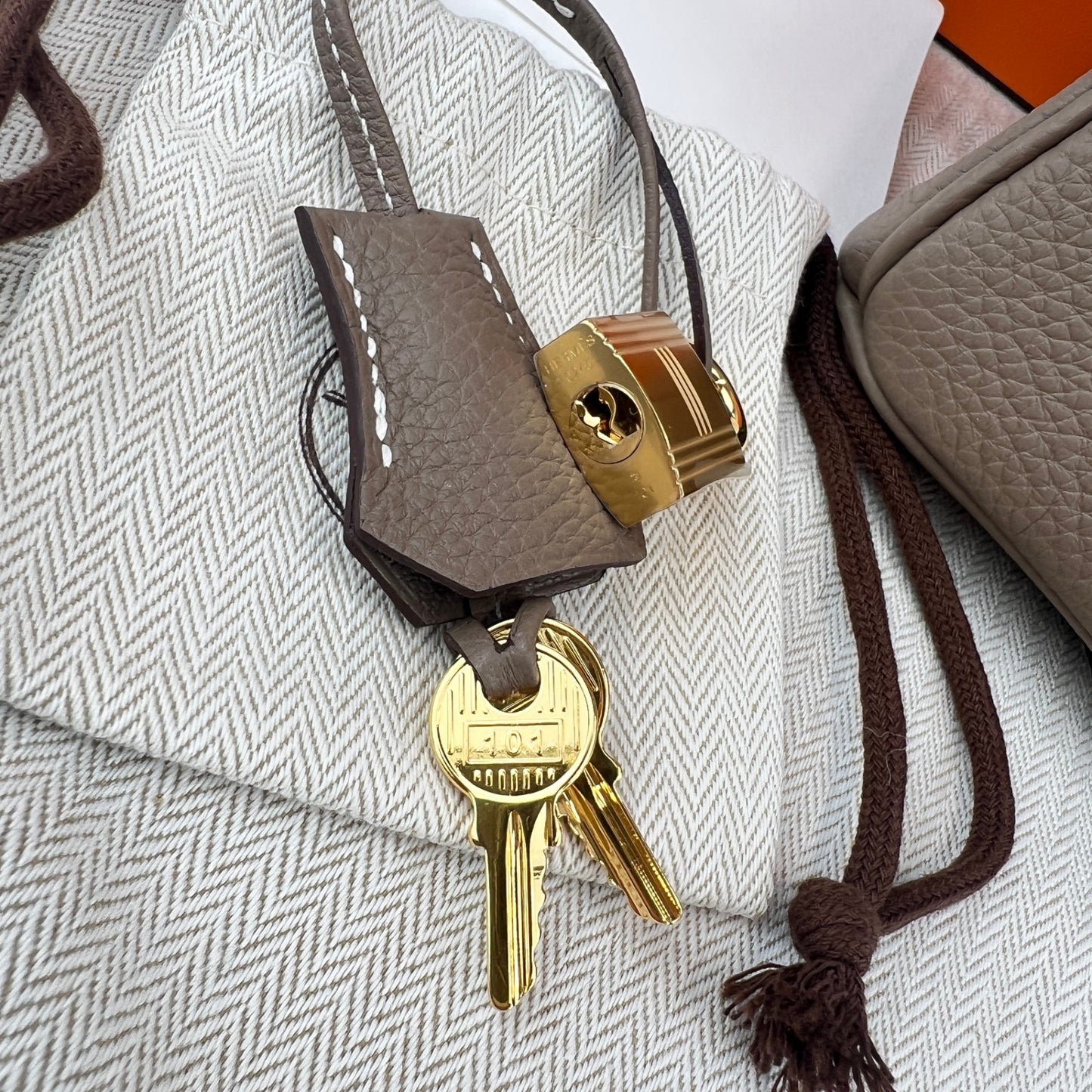 Birkin25 バーキン25 Stamp-K K刻印 Togo トゴ Etoupe エトープ GHW ゴールド金具