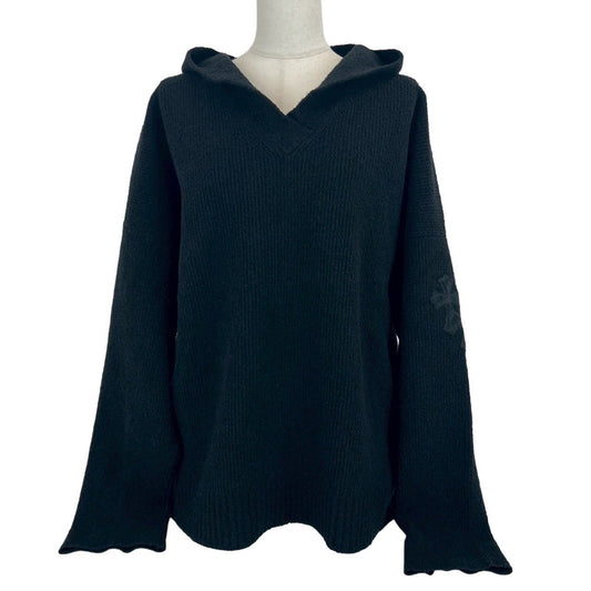 Chrome Hearts クロムハーツ パーカー ブラック ロゴセーター レディース