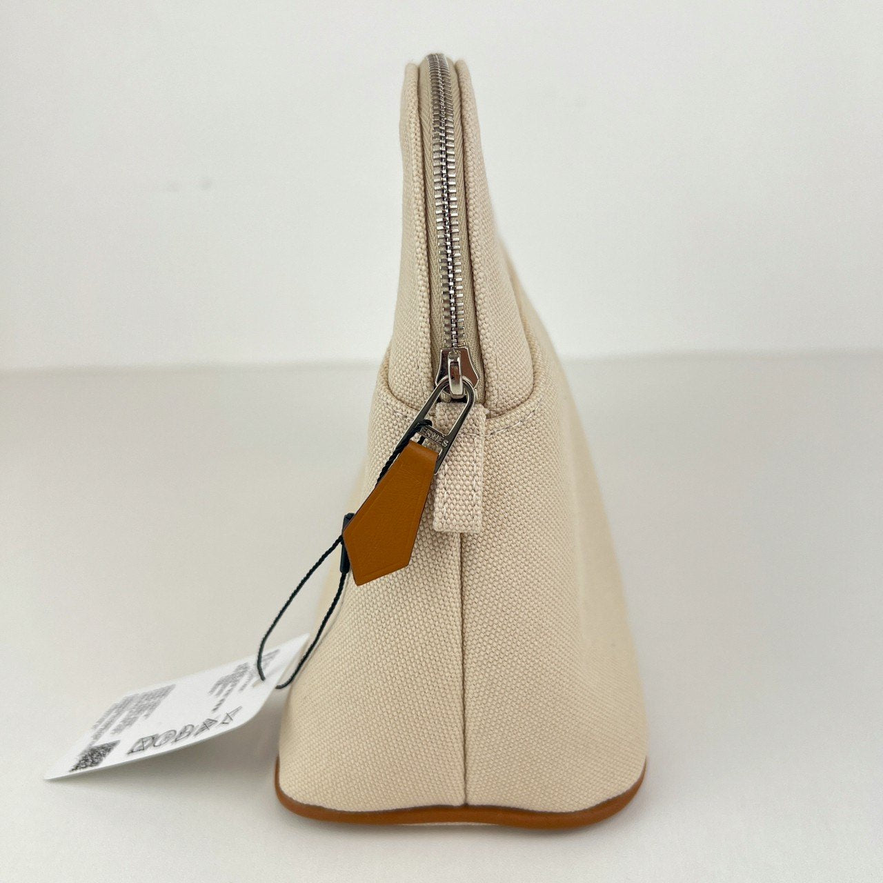 Hermès エルメス Trousse Bolide moyen ボリードポーチ ミディアム 綿100% Natural ナチュラル