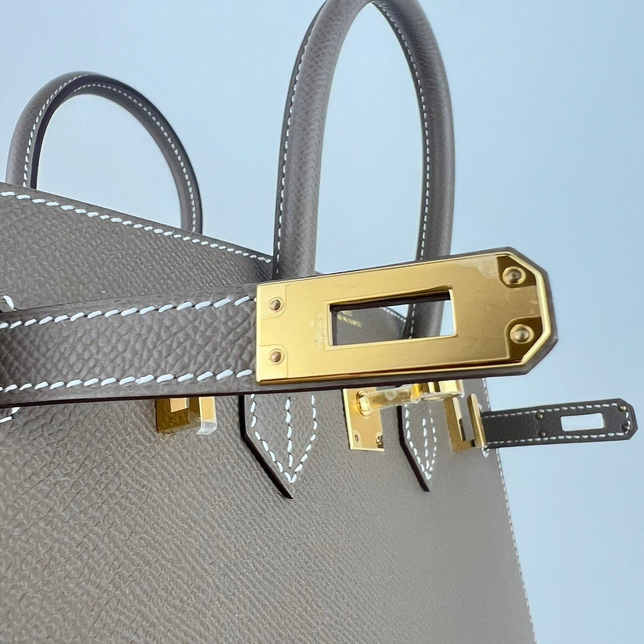 Birkin25 Sellier バーキン25セリエ Etoupe エトープ GHW ゴールド金具 Epsom エプソン Stamp-W W刻印 ハンドバッグ レディースバッグ