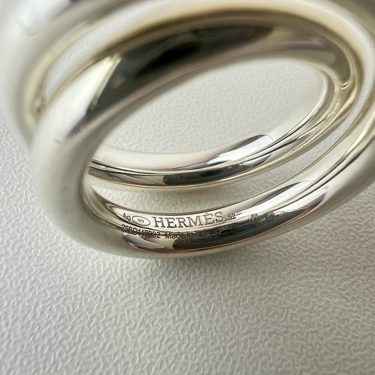 Hermès エルメス Bague Vertige #52 ヴェルティージュ シルバー925/1000