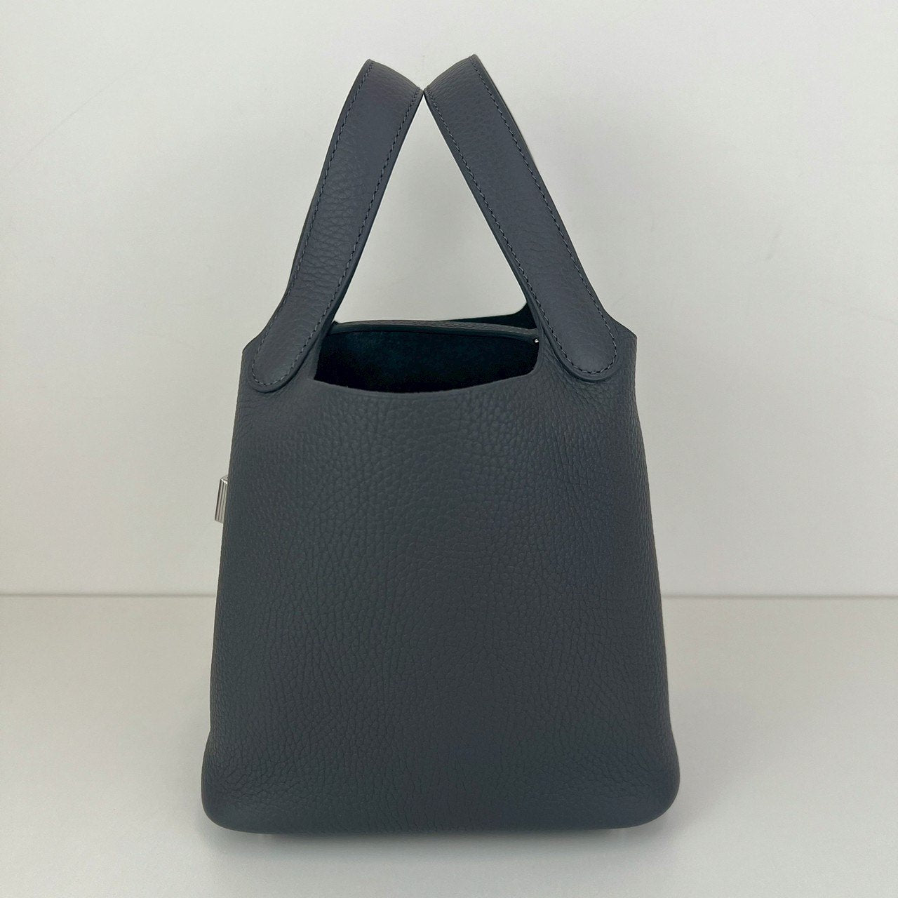 Picotin Lock PM ピコタンロック18 Etain エタン PHW シルバー金具 Taurillon clemence トリヨンクレマンス Stamp-W W刻印