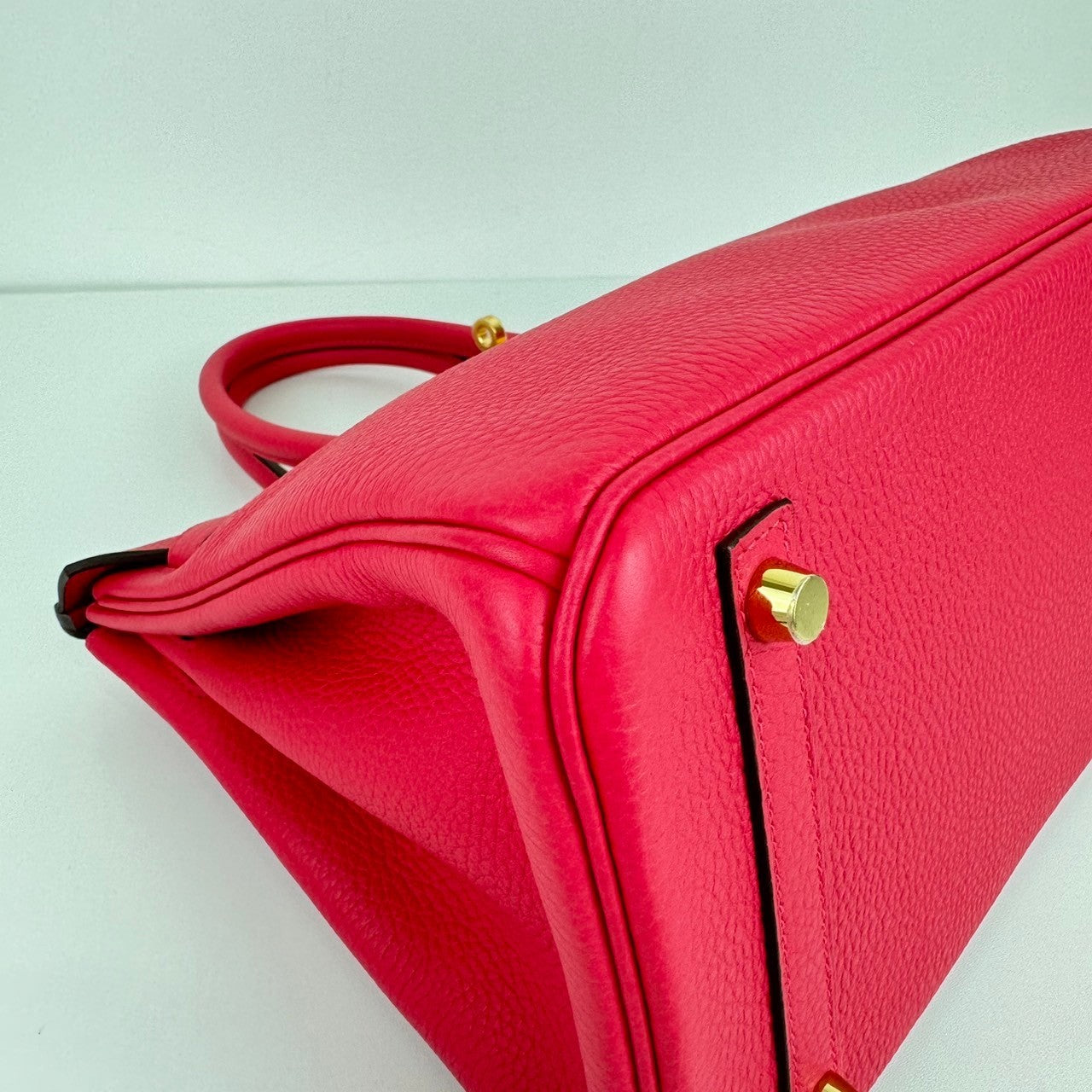 Birkin30 バーキン30 Rose extreme ローズエクストリーム Clemence クレマンス GHW ゴールド金具 Stamp-D D刻印