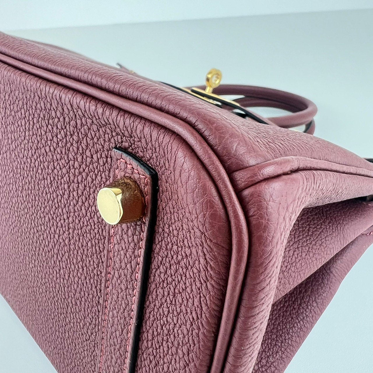 Birkin25 バーキン25 Rouge H ルージュアッシュ GHW ゴールド金具 W刻 Togo トゴ