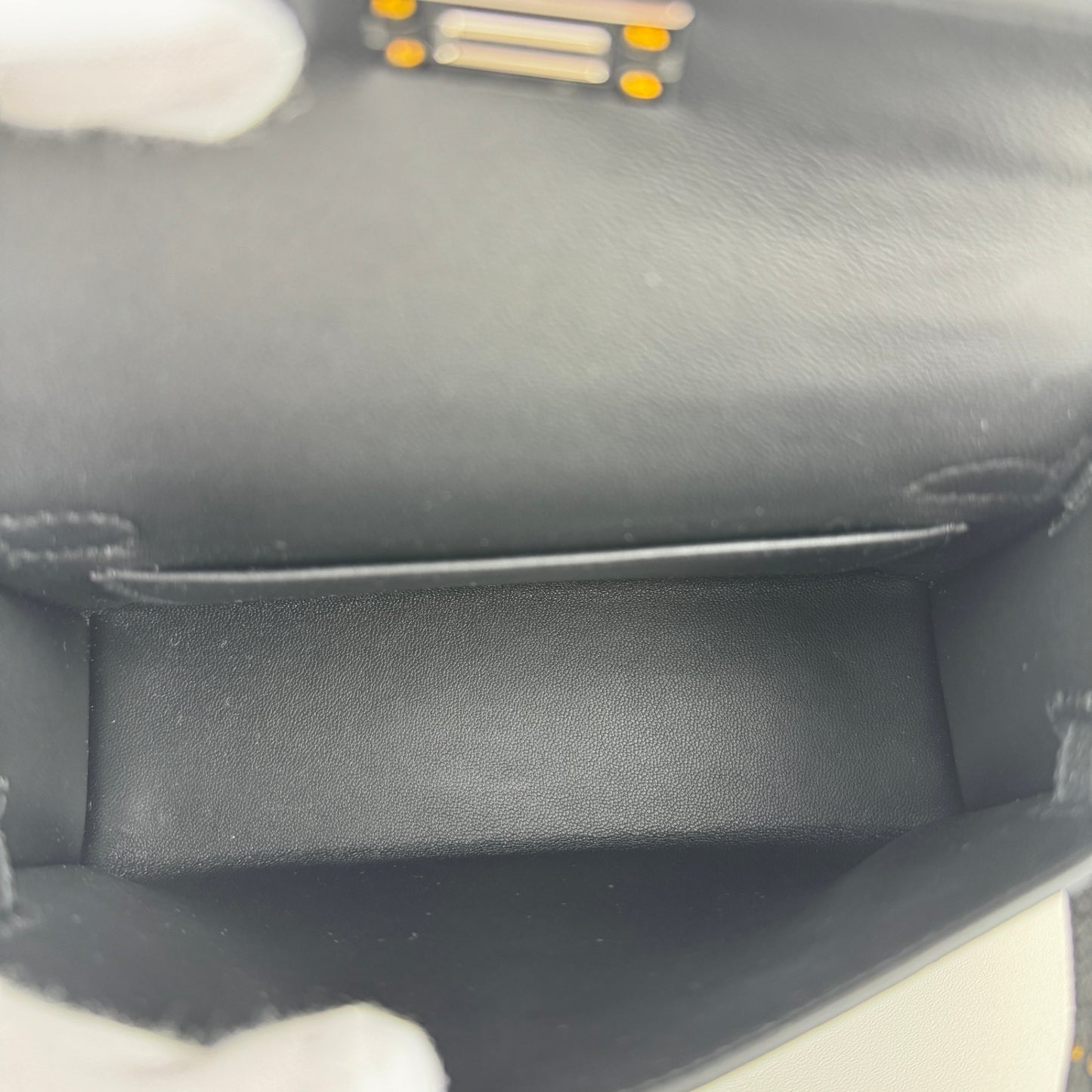 Mini kelly ミニケリー Black ブラック EHW エレクトラム金具 Stamp-K K刻 Epsom エプソン