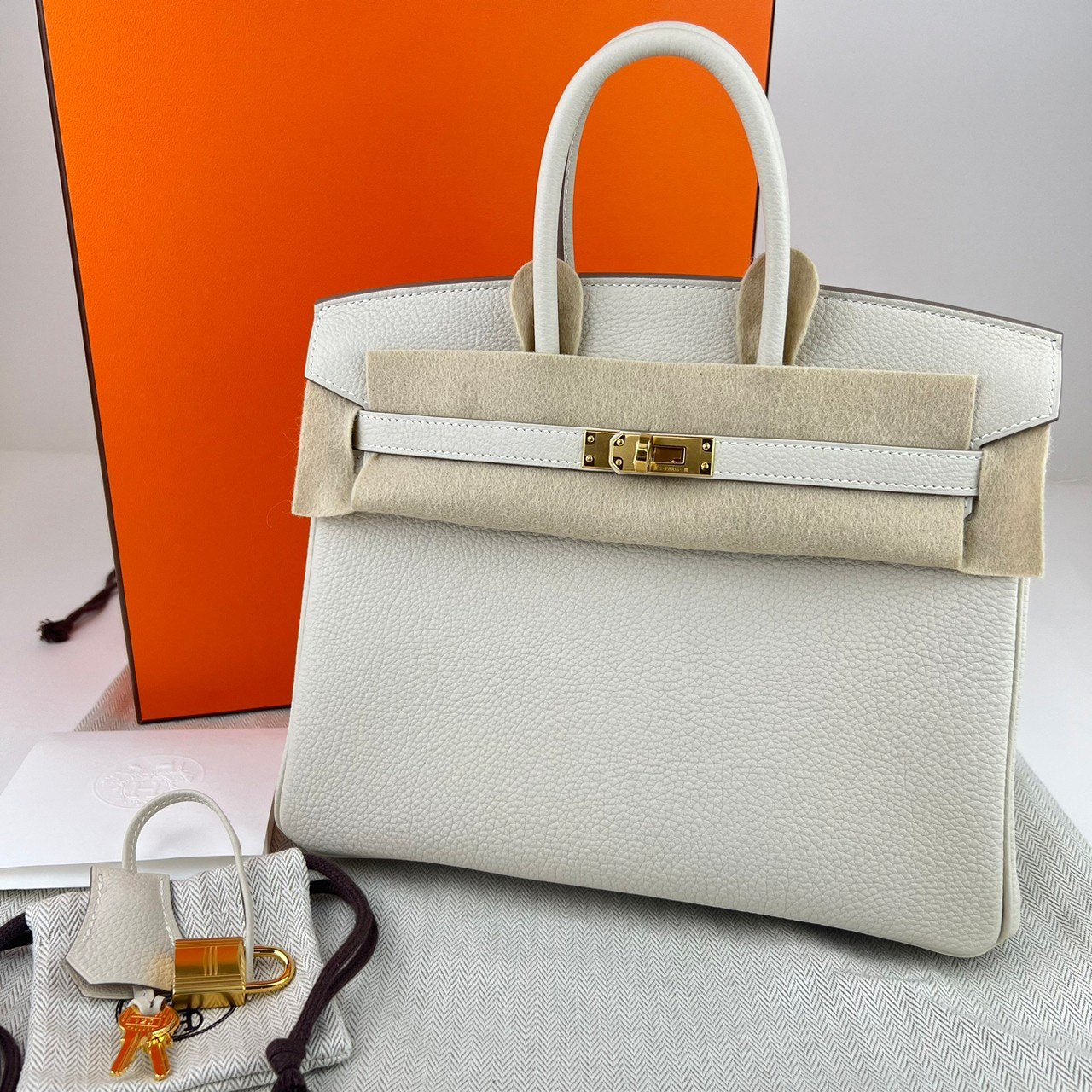 Birkin25 バーキン25 Craie クレ GHW ゴールド金具 Togo トゴ B刻