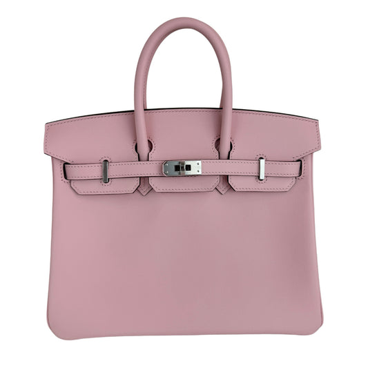Birkin25 バーキン25 Rose sakura ローズサクラ Swift スイフト PHW シルバー金具 Stamp-W W刻印
