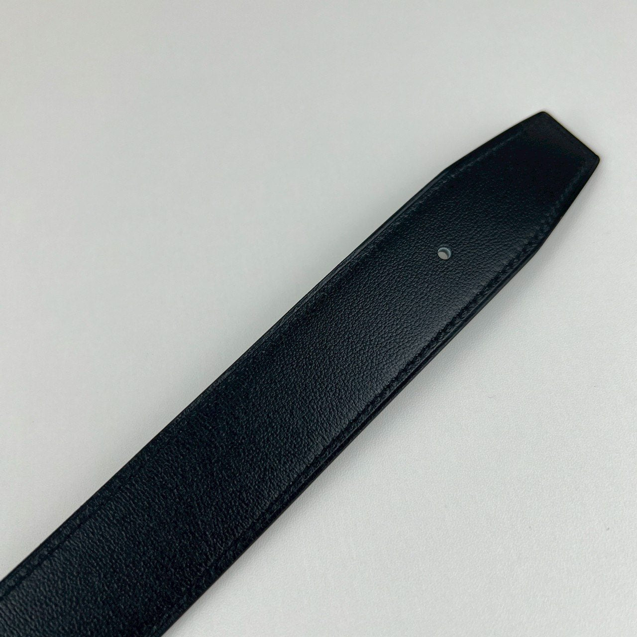 Ceinture H boucleArgent Cuir seul de ceinture H #100 Black/Etain Hベルトバックル リバーシブルベルトレザー Black ブラック/Etain エタン