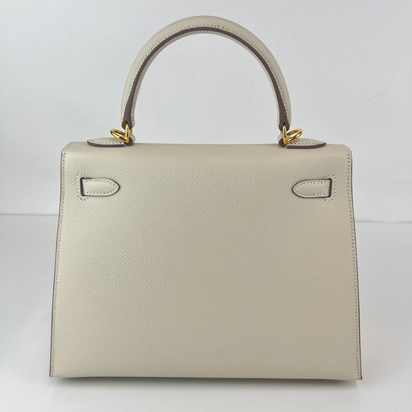 Kelly25 Sellier ケリー25 セリエ Craie クレ GHW ゴールド金具 Stamp-W W刻印 Epsom エプソン