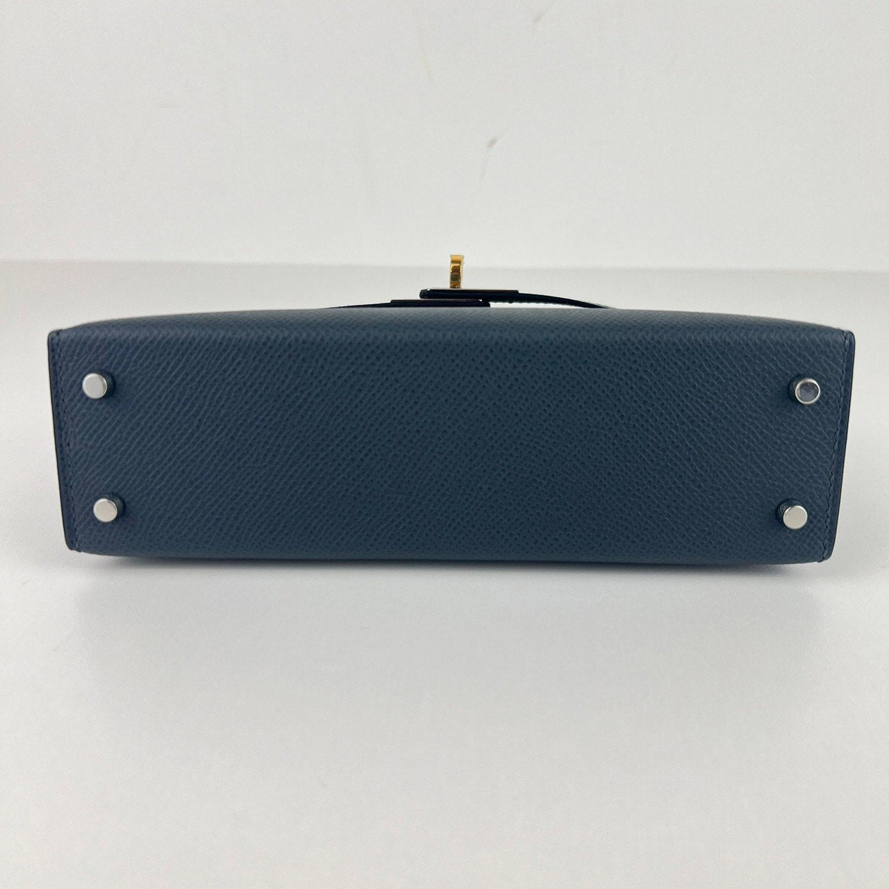 Mini kelly ミニケリー Gris misty グリミスティ electrum hardwear エレクトラム金具 Epsom エプソン Stamp-W W刻印