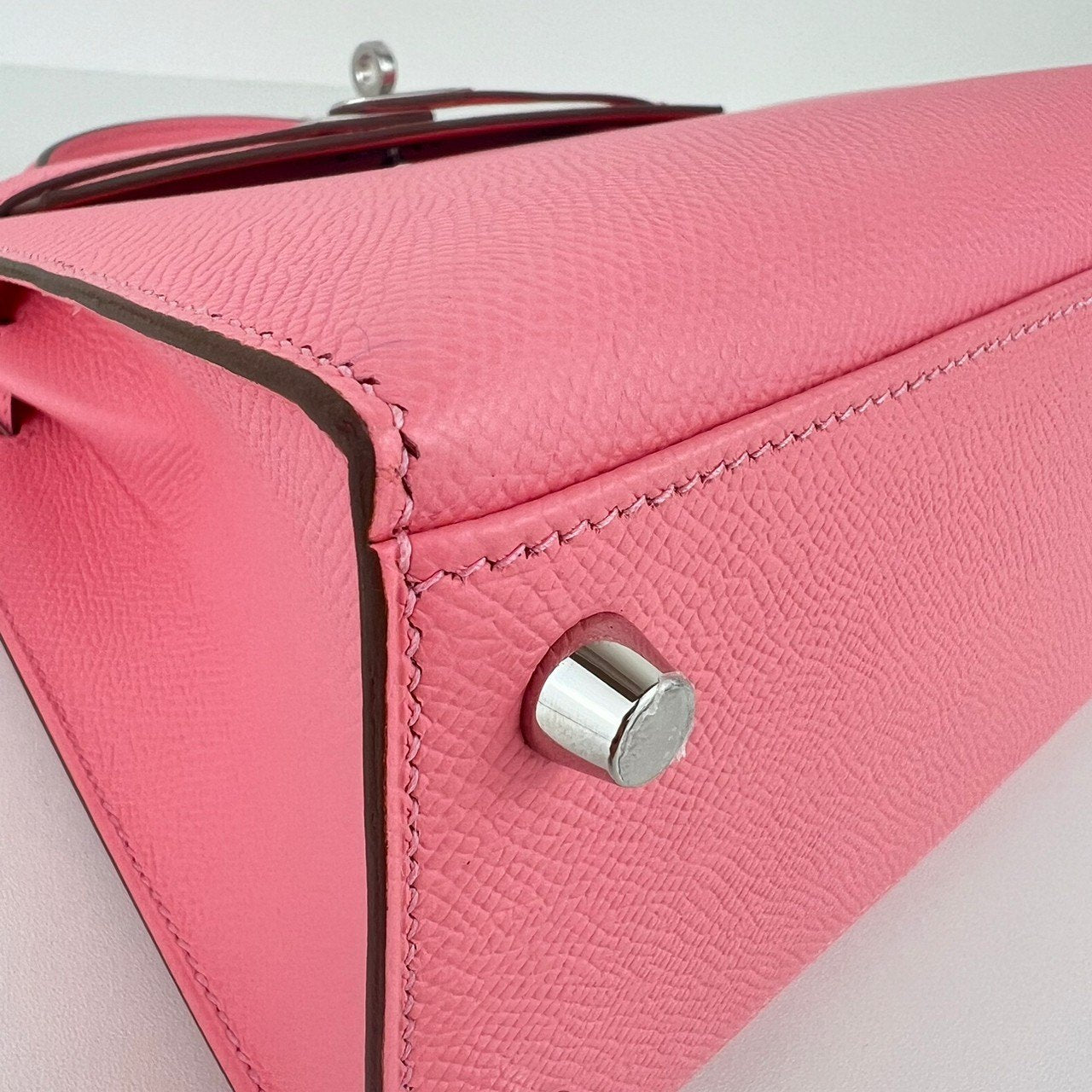 Kelly25 Rose confetti ローズコンフェッティ Epsom エプソン PHW シルバー金具 Stamp-Y Y刻印 2wayバッグ