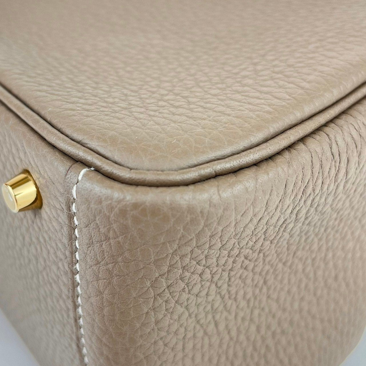 Lindy mini リンディーミニ Etoupe エトープ Taurillon Clemence トリヨンクレマンス GHW ゴールド金具 W刻