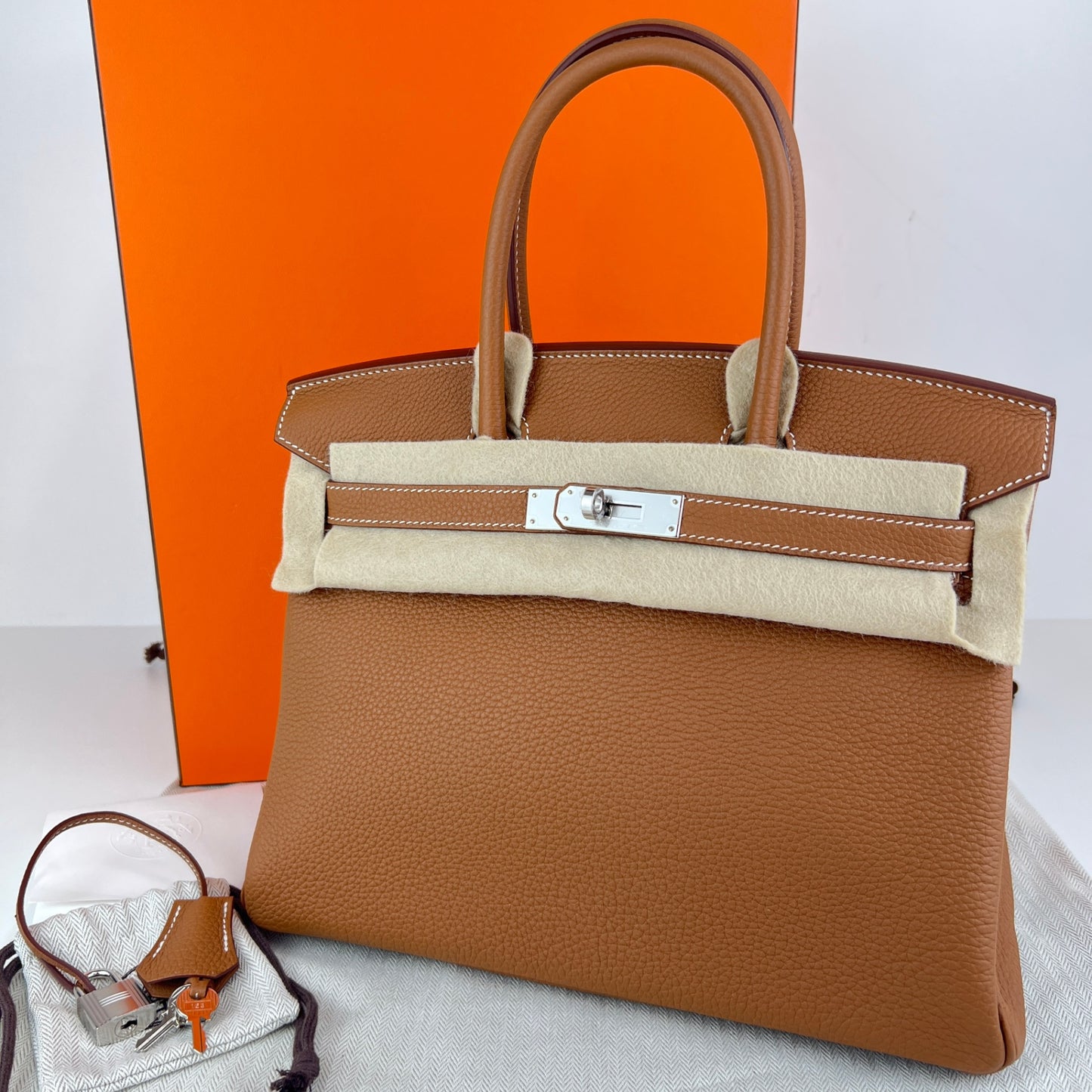 Birkin30 バーキン30 Gold ゴールド PHW シルバー金具 Togo トゴ Stamp-K K刻印