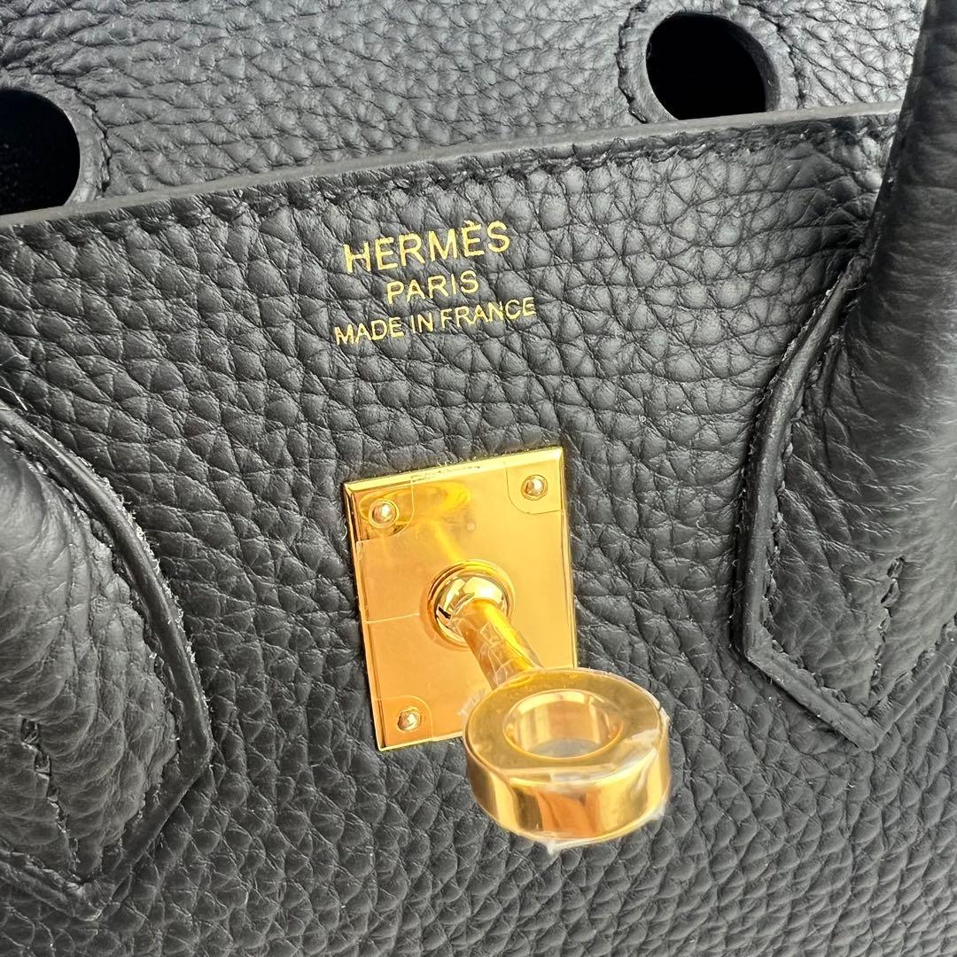 Birkin25 バーキン25 Black ブラック Togo トゴ GHW ゴールド金具 Stamp-W W刻印