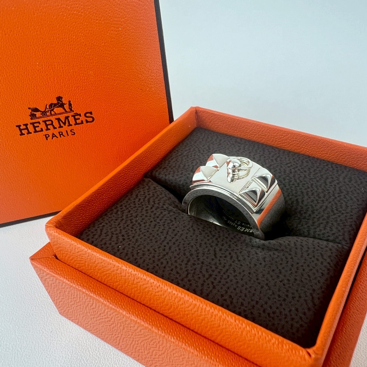 Hermès エルメス Collier de chien ring コリエ・ド・シアン リング シルバー925/1000