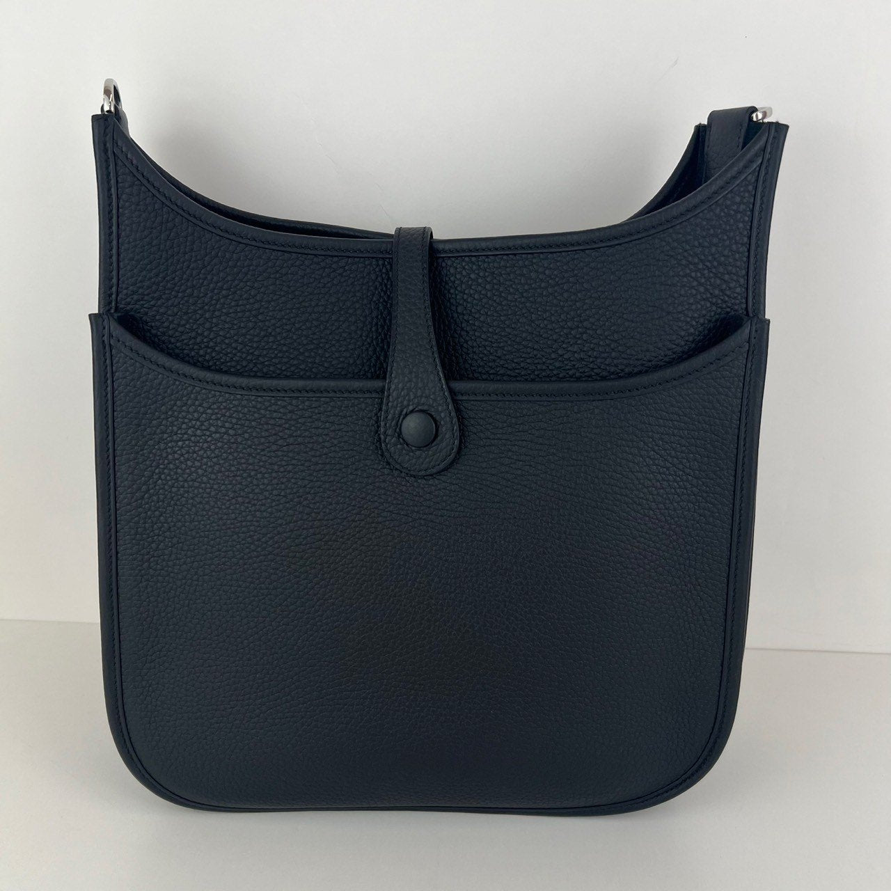 EvelynPM エヴリンPM Black ブラック PHW シルバー金具 Taurillon Clemence トリヨンクレマンス Stamp-K K刻印