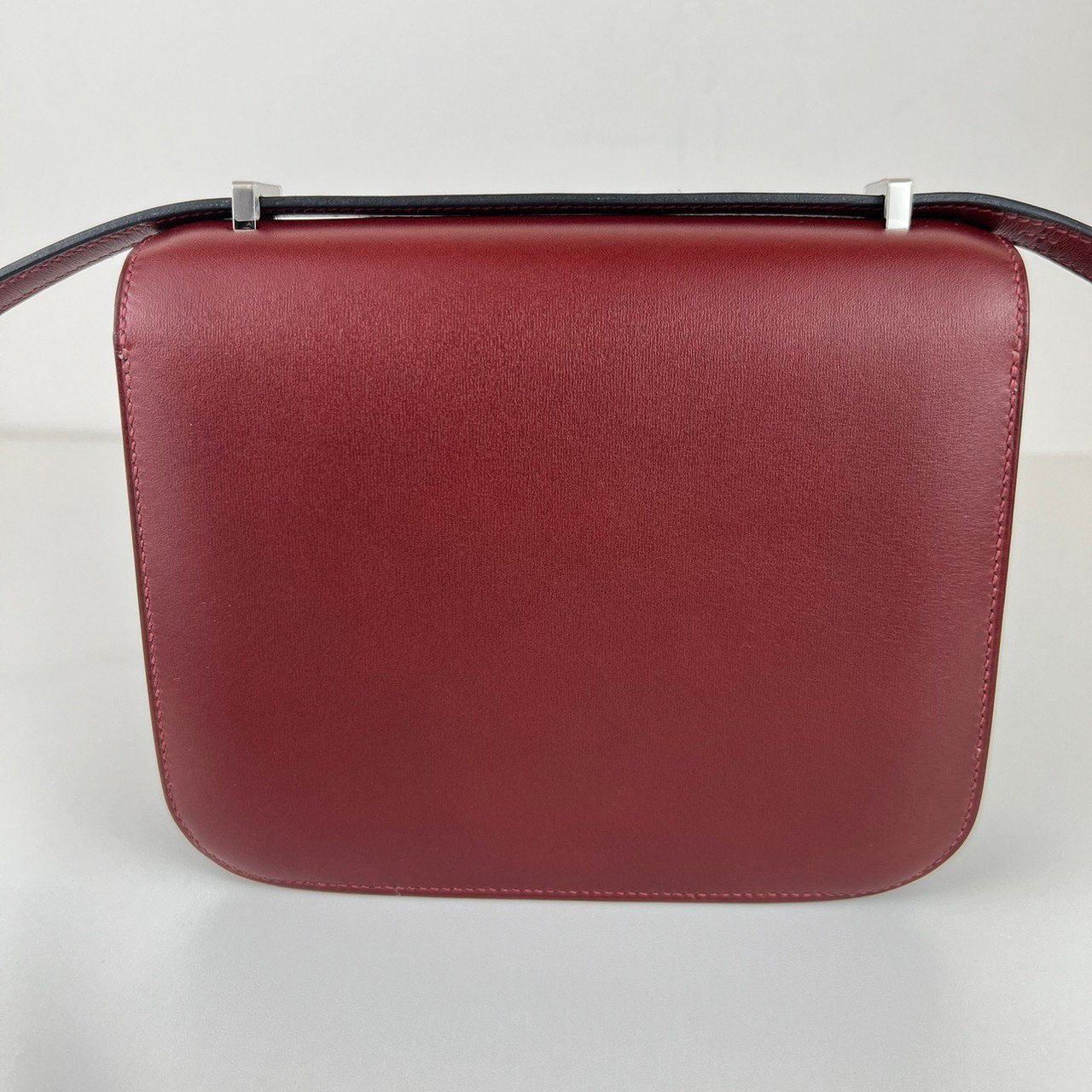 Constance mini コンスタンスミニ Rouge H ルージュアッシュ Box calf ボックスカーフ PHW シルバー金具 Stamp-W W刻印