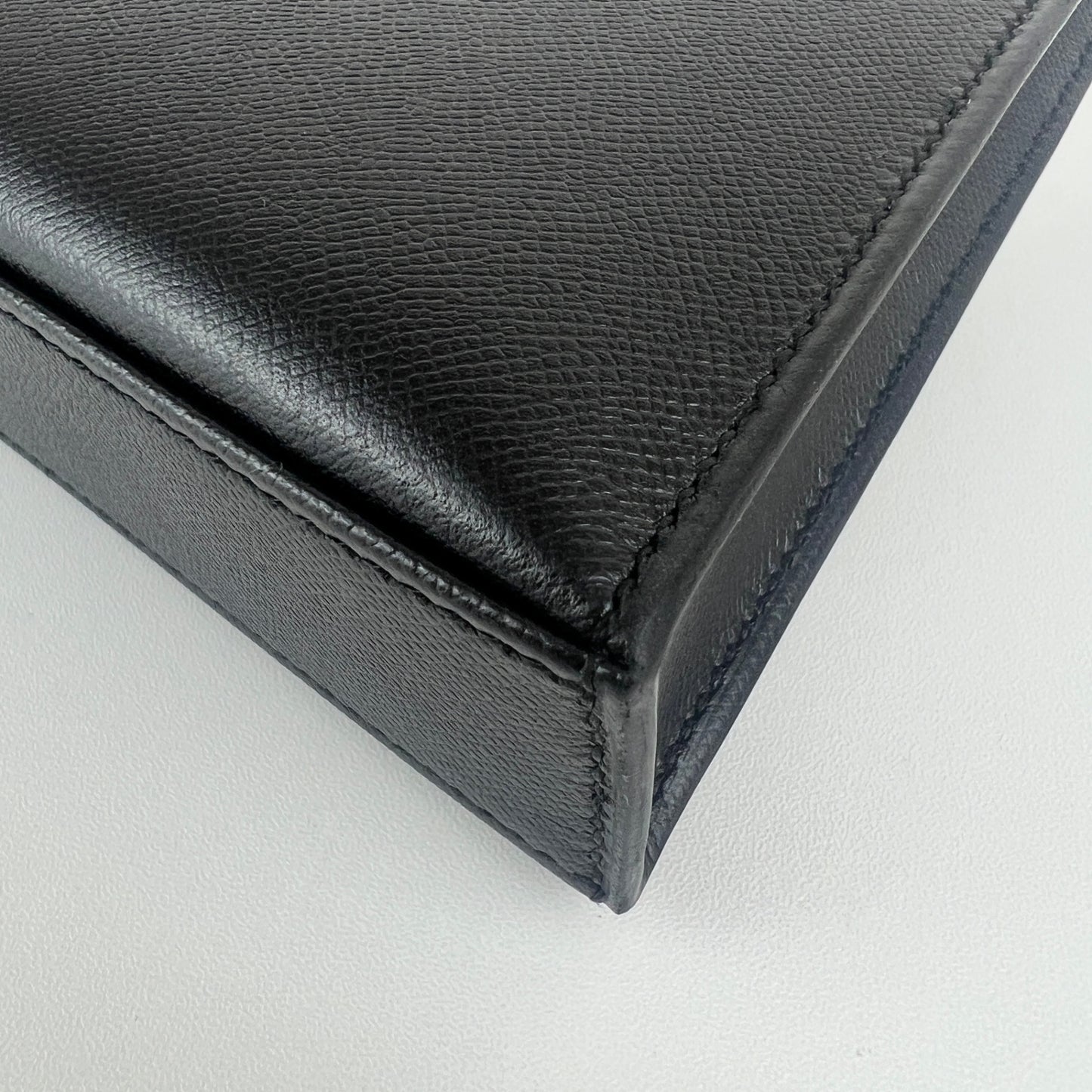 Kelly elan Black ブラック Madame マダム PHW シルバー金具 Stamp-K K刻印