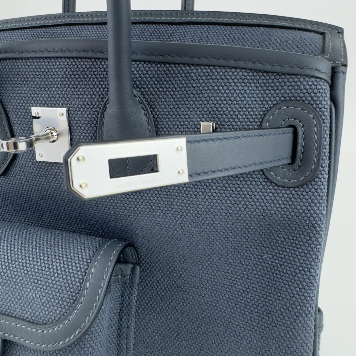 Birkin25 cargo バーキン25 カーゴ Gris misty グリミスティ Toile gieland/Swift トワルゴエラン/スイフト PHW シルバー金具 Stamp-W W刻印