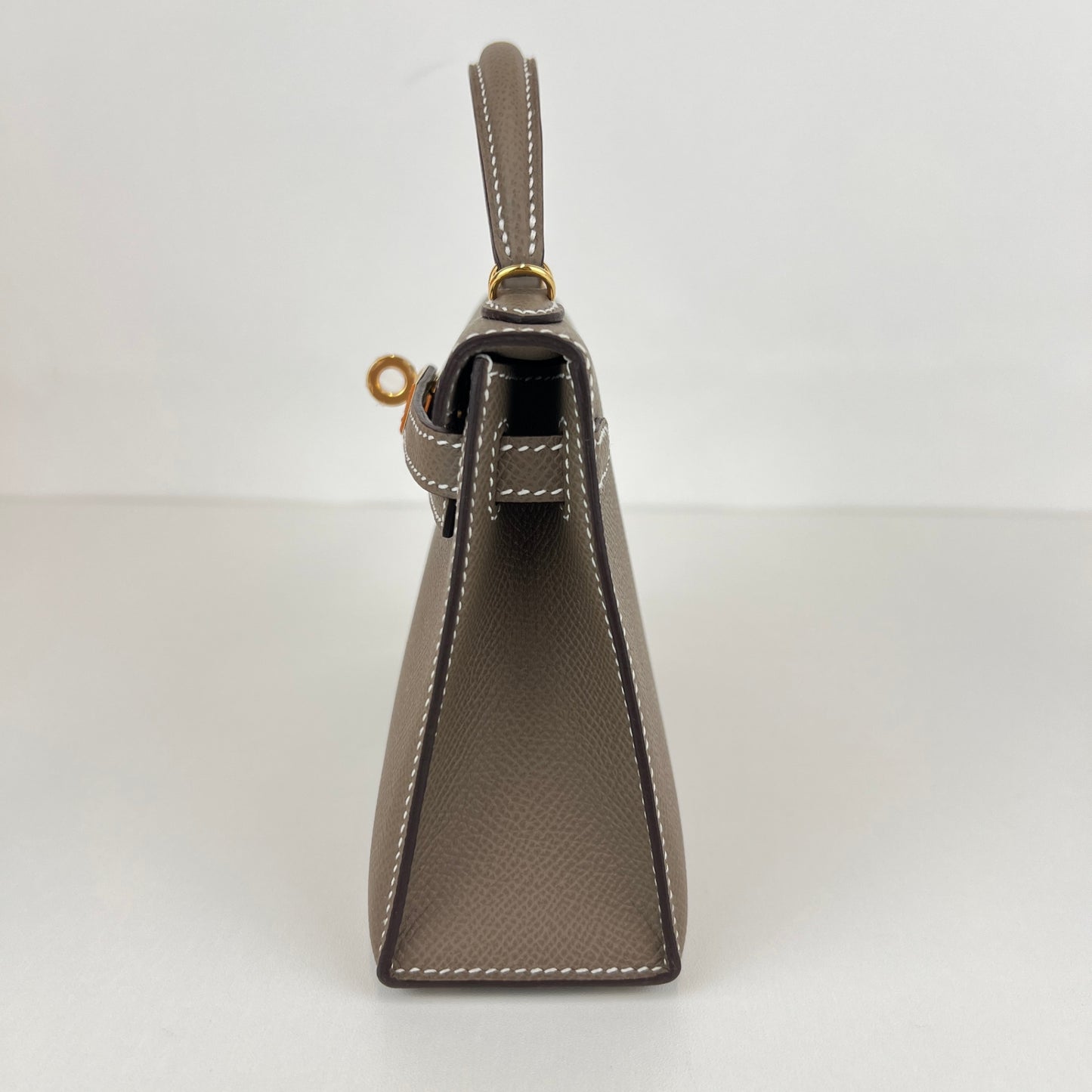 Mini kelly ミニケリー Etoupe エトープ GHW ゴールド金具 Stamp-K K刻印 Epsom エプソン