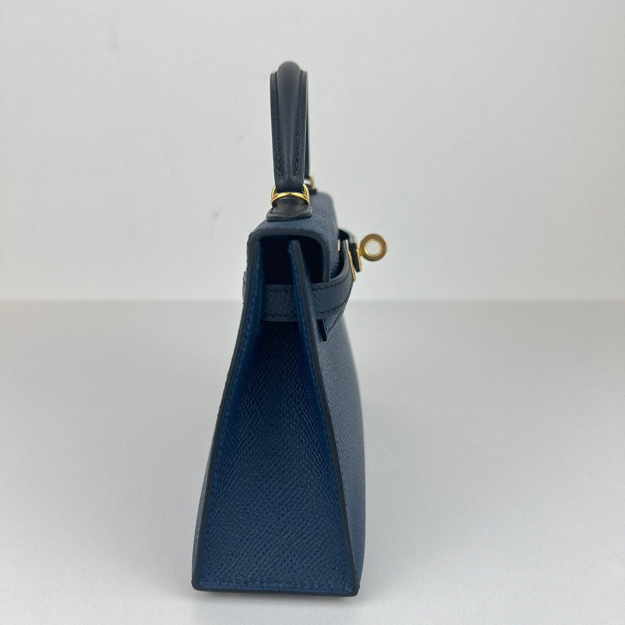Mini kelly toricolor ミニケリートリコロール Bleu de presse/Black/Bleu indigo ブルードプリュス/ブラック/ブルーインディゴ GHW ゴールド金具 Epsom エプソン B刻印 Stamp-B