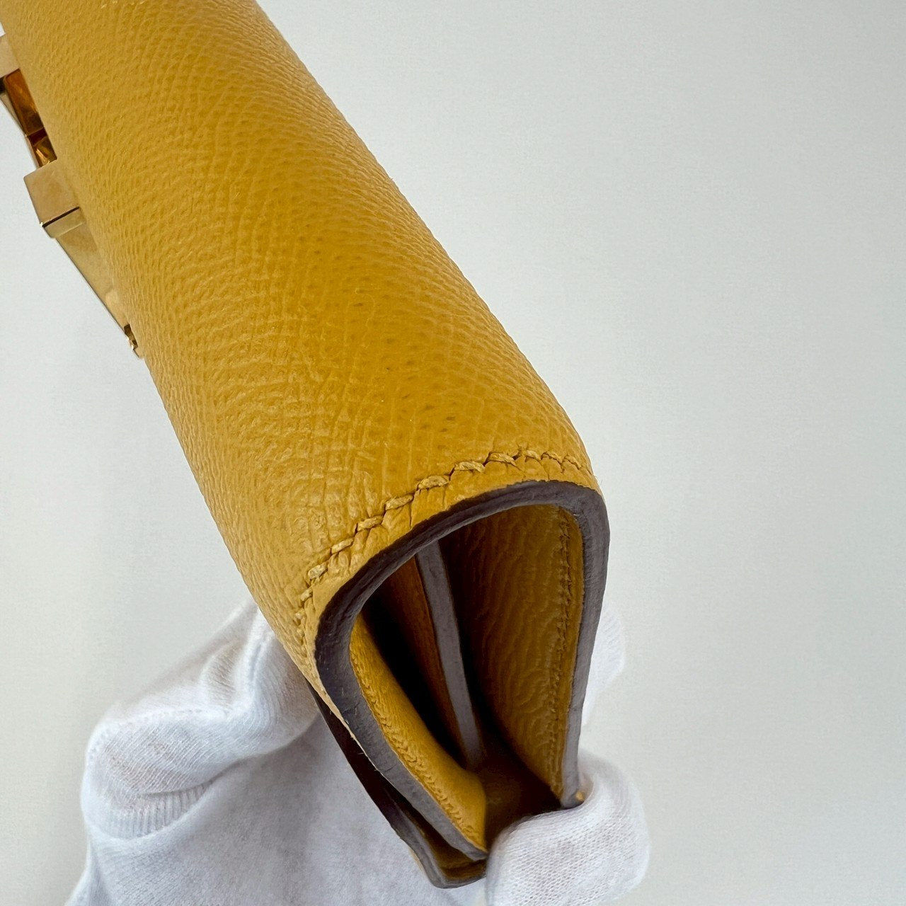 Constance To Go コンスタンストゥーゴー Jaune naples ジョーヌナプル GHW ゴールド金具 Z刻印 Epsom エプソン
