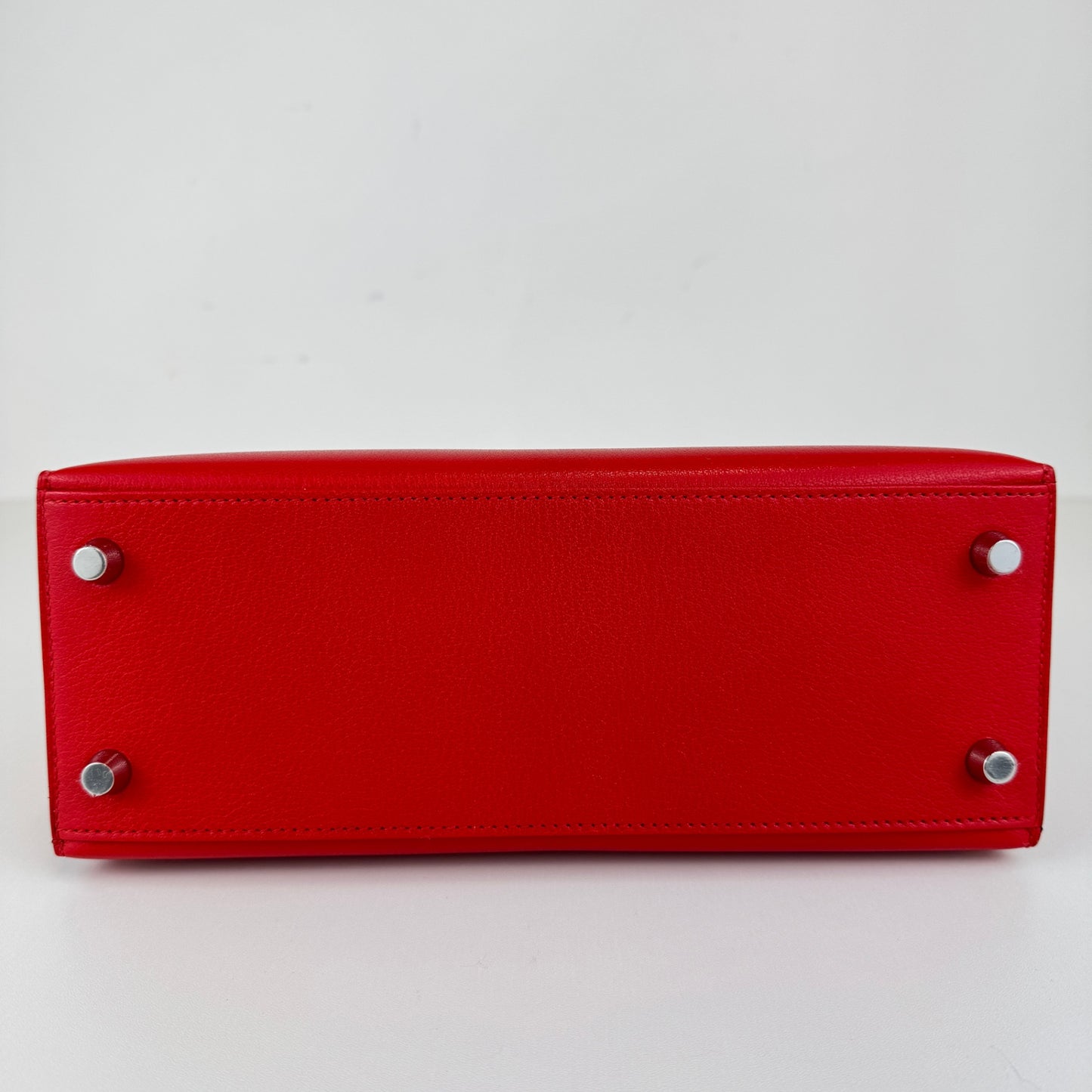 Kelly25 ケリー25 Rouge de coeur ルージュクー シルバー金具 Stamp-K K刻印 Chevre シェーブル