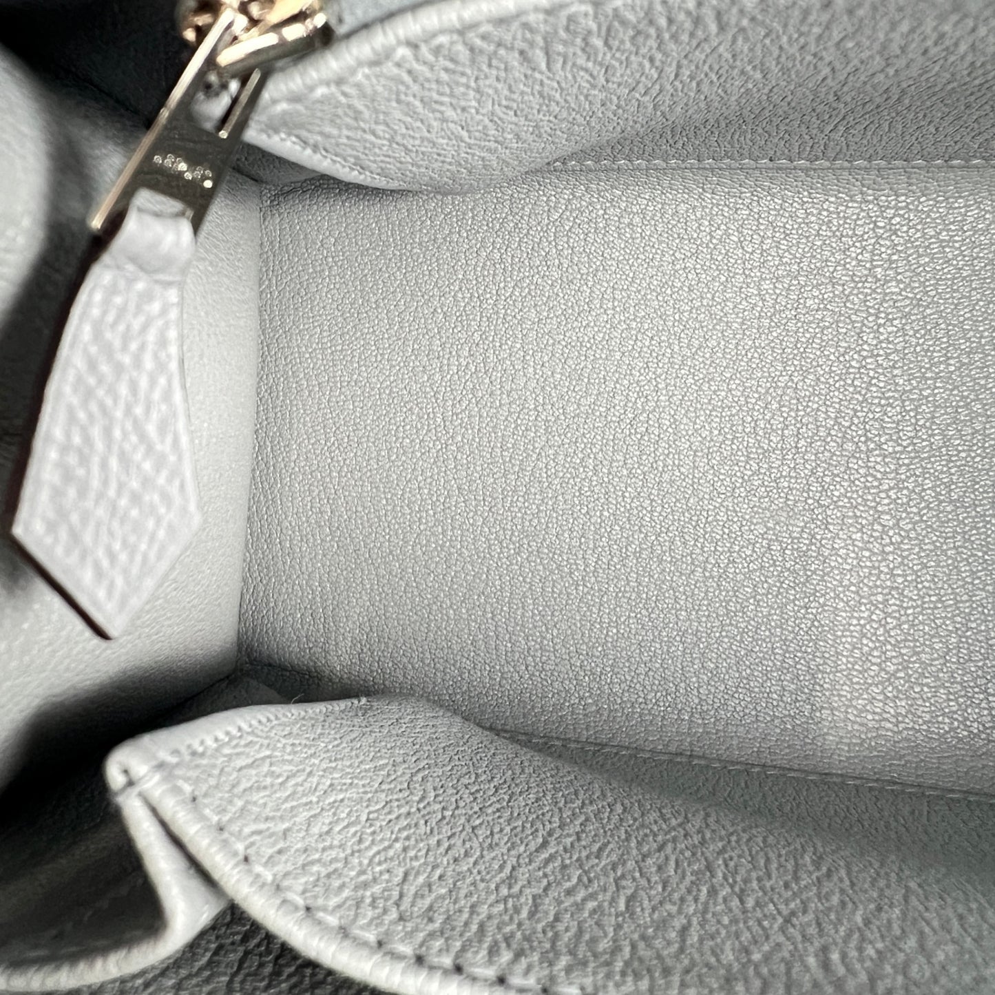 Hermès エルメス Kelly25 ケリー25 Stamp-K K刻印 Epsom エプソン Gris pantian グリパンタン PHW シルバー金具