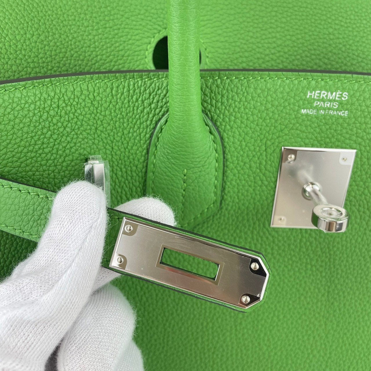 Birkin30 バーキン30 Vert yucca ヴェールユッカ Togo トゴ PHW シルバー金具 B刻